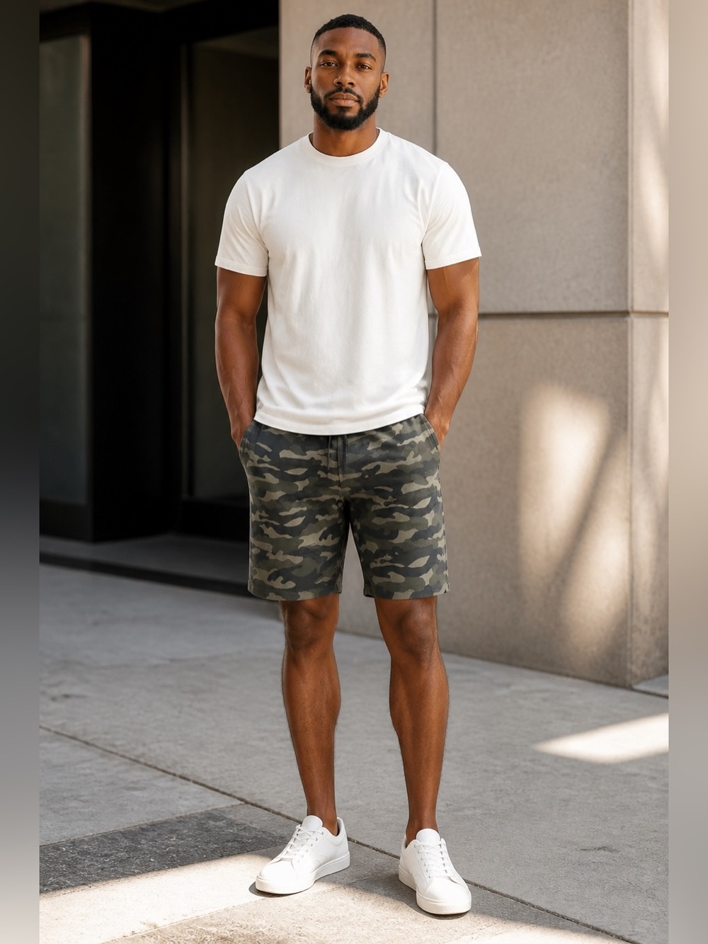 Wicked Stitch Camo Shorts Performance Athletic Streetwear Men’s Size 2X